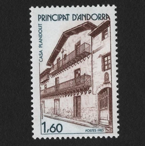OPC 1983 French Andorra Plandolt House Sc#320 MNH 33388 - Picture 1 of 1