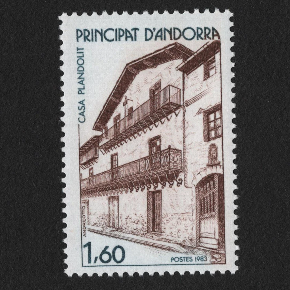 OPC 1983 French Andorra Plandolt House Sc#320 MNH 33388 - Image 1 of 1