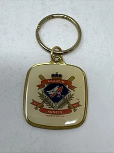Vintage Brass Anaheim Angels Key Ring MLB Baseball 1998 Hunter - Picture 1 of 4
