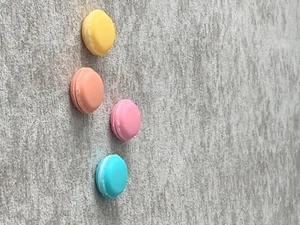 storage, blue, pink, yellow, orange, macaroons, cute, small, mini, accessory - Picture 1 of 3