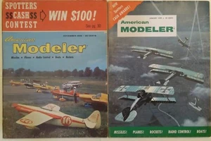 Air Trails/American Modeler #44 November 1958 & January 1959, VG condition - Picture 1 of 1