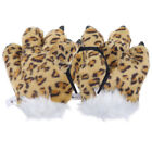  Leoparden-Handschuhe PP Baumwolle Kind Warme Plschhandschuhe