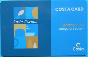 Scheda Costa Toscana, CostaCard Inaugural season - Limited edition - Picture 1 of 2