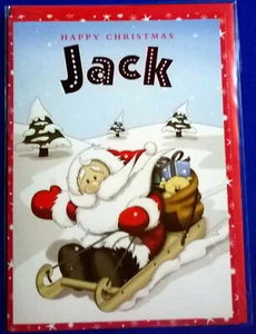 Christmas Card (with name) - Jack - Picture 1 of 4