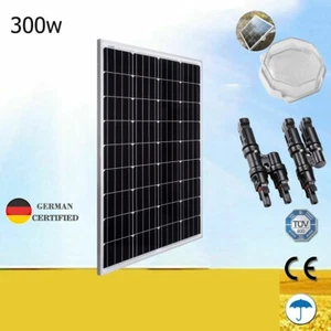 300W Solar Panel 12V Mono 300Watt Generator Caravan Camping Battery Charge Power - Picture 1 of 8