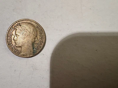 1937 France Bronze 50 Centimes Coin - Image 1 of 2