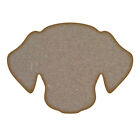 Dog Head Mdf Laser Cut Craft Blanks In Various Sizes