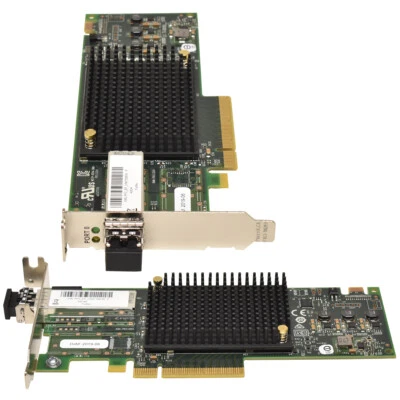 Emulex Fujitsu LPe3100-M6-F 1x 16Gb/s PCIe x8 FC Gbic P011324-23F LP LPe3100-M6 - Bild 1 von 3