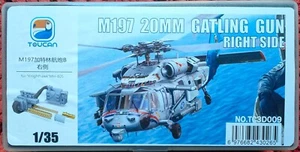 Toucan 1/35 3D print M197 20mm Gatling Gun Right side for MH-60S Helicopter - Picture 1 of 3