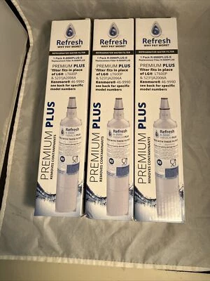 Refresh Replacement Water Filter - Fits LG Refresh R-9990 Refrigerators (3 Pack) - Image 1 of 3