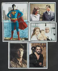 6 1978 Spanish Telestars SUPERMAN Cards Low Grade - Picture 1 of 2