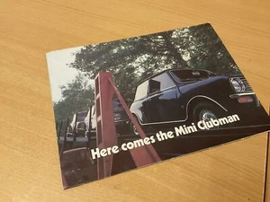 1985 AUSTIN MINI CLUBMAN LAUNCH FOLD OUT SALES BROCHURE AS SHOWN - Picture 1 of 7