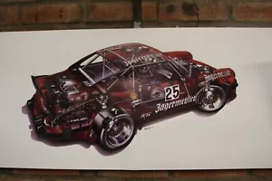 porsche 934 turbo race car pvc large WORK SHOP banner garage car show banner - Picture 1 of 3