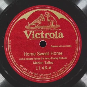 MARION TALLEY Home Sweet Home / Comin' Thro' The Rye VICTROLA 1146 NM 78 10" - Picture 1 of 4