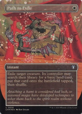 Path to Exile (Borderless) Commander Masters Foil Uncommon #626 NM MTG - Image 1 of 2