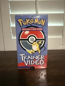 SEALED Pokémon Trading Card Game Trainer Video VHS Brand New 1999 WOTC - Picture 1 of 2