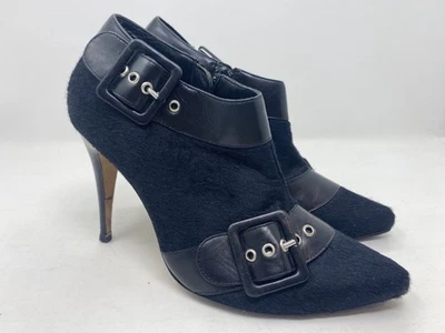 Botines Manolo Blahnik Pelo de Pelo de Poni Hebilla Talla 36 100 Aniversario Neiman Marcus 4" Foto 1 de 4