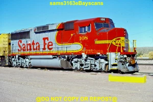 ORIGINAL SLIDE SANTA FE RR GP60M 108 1996 - Picture 1 of 1