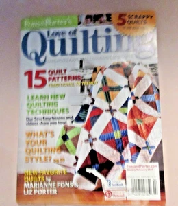 2013 JAN/FEB Fon's & Porter's Love of Quilting Magazine-15 Patterns -Pg103-GD-FS - Bild 1 von 12