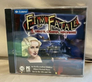 Film Fatale: Lights Camera Madness! BRAND NEW PC CD-ROM Windows Hidden Object Gm - Imagen 1 de 2