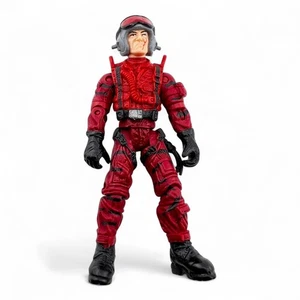 Modellino giocattolo The Corps pilota avvoltoio rosso soldato militare 4" 2005 Lanard - Foto 1 di 16
