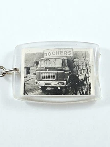 PORTE-CLES - Photographie - CAMION BERLIET - VINS des ROCHERS - Vintage 1960s - - Photo 1/3