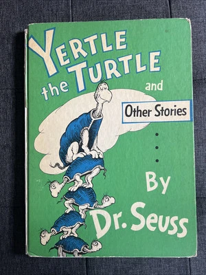 Dr Seuss Yertle The Turtle First Edition First Print DJ 1st/1st 1958 Foto 1 de 4