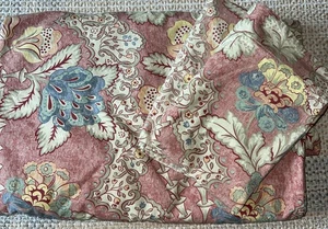 Pottery Barn Bambus Palampore Blumen Bettbezug Mauve Queen 2 Std Shams selten - Bild 1 von 4