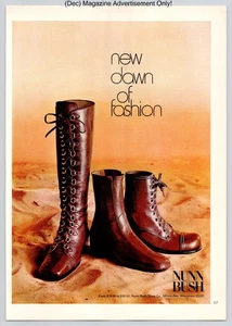 Nunn Bush Leather Lace Up Boots Fashion Collection Vintage 1971 Advertisement - Picture 1 of 5