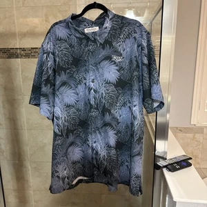 Tommy Bahama Island Zone Shirt Tampa Bay Rays Mens XXL MLB Baseball Hawaiian - Picture 1 of 5