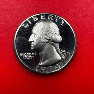 1974 S WASHINGTON QUARTER PROOF - Picture 1 of 2