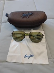 Occhiali da sole MAUI JIM Aviator "coccouts" filo MJ-322-17 verde  - Foto 1 di 5