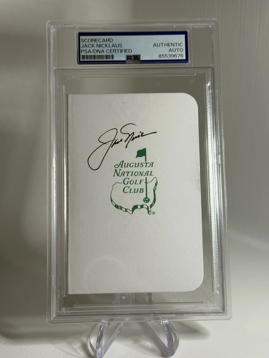 プロゴルファー ジャック 二クラウス 直筆サイン プロゴルファー