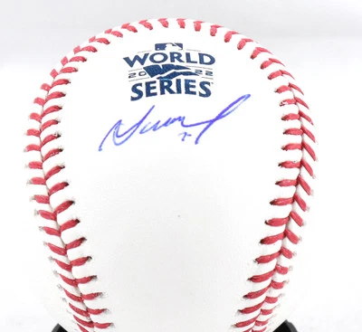 Jose Altuve Autographed Rawlings World Series OML Baseball - Beckett W Hologram - Image 1 of 3