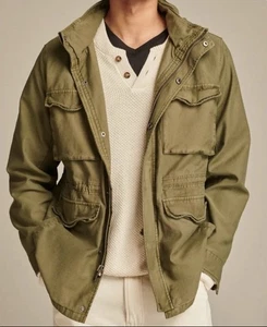 CHAQUETA MILITAR NUEVA CON ETIQUETAS LUCKY BRAND LIMITED COLE HAUSER M-65 VERDE 🧥 PRECIO DE VENTA SUGERIDO POR EL FABRICANTE $169 L - Imagen 1 de 10