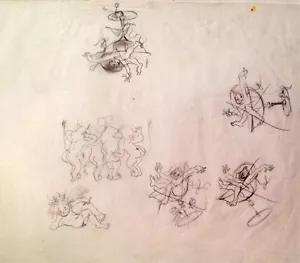 Julian Ritter_Sketches of Lady Lies In Martini Glass And The Little Devils - 471 - Picture 1 of 3