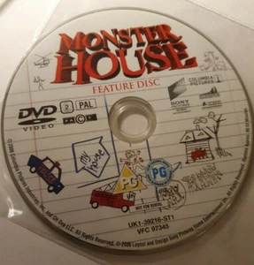 Monster House (2006) Animation/Horror DVD Movie Film Disc Only 551 - Picture 1 of 1