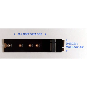 Apple 2010 2011 MacBook Air SSD auf M.2 NGFF SATA SDD Adapter Karte | A1369 A... - Afbeelding 1 van 4
