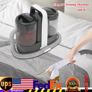 450W Carpet Cleaner Machine Upholstery Cleaner Device for Carpet, Sofa, Curtain - Bild 1 von 19