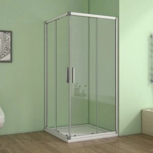 CR-90x90cm Duschkabine SchiebetAzr Duschabtrennung Eckeinstieg Dusche Duschwand - Bild 1 von 8