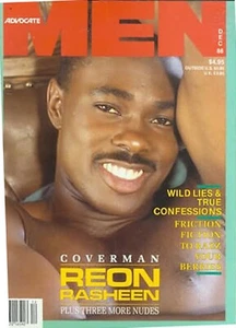 ADVOCATE MEN december 1986 12-86 HTF BLACK STUD REON! CHAD JOHNSON! HAIRY HUNKS - Picture 1 of 1