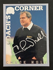 2000 Fleer Chuck Noll Autographed Pittsburgh Steelers Signed Coa Hof 1993 #2