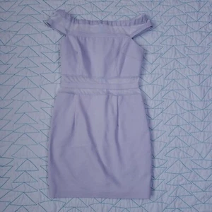 Superdown Revolve Meghan Mesh Stripe Dress Light Blue Size XS - Picture 1 of 6