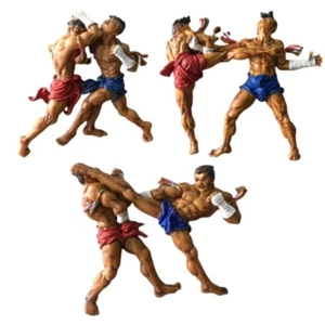 Muay Thai 3D Fridge Magnets Set of 3 Handmade Resin Thai Boxing Souvenir - Picture 1 of 8
