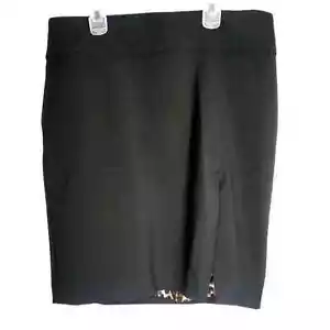 Minifalda Express Design Studio talla 10 negra trabajo carrera negocio - Imagen 1 de 8