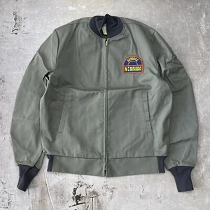 Vintage 50s Patent-Jac Workwear Bomber Jacket NOS Talon Zipper Made in USA - Picture 1 of 8