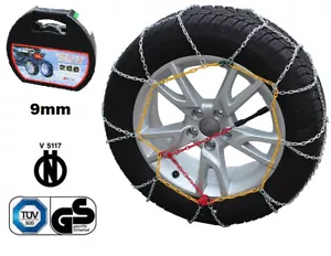 Snow Chains 9MM Smart Forfour Schragheck (453) [01 / 2014- >] 185/60-15 - Picture 1 of 6