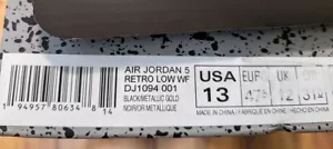 Nike Air Jordan 5 Retro Low Wings Size 13. DJ1094-001 - Picture 1 of 13