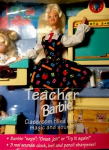 1995 Talking “Teacher Barbie” NRFB/MIB VHTF Recalled - Picture 1 of 6
