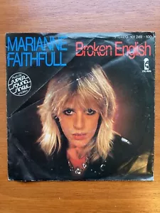 Marianne Faithfull Broken English Why d'ya do it Vinyl 7" Single 101249-100 - Picture 1 of 4